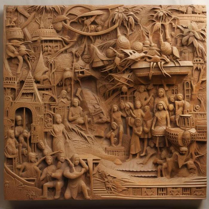 نموذج ثلاثي الأبعاد لآلة CNC 3D Art 